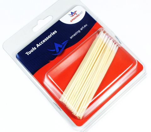 AMAZING ART - COTTON SWAB MICRO TRIANGULAR 50pcs AMAZING ART - COTTON SWAB MICRO TRIANGULAR 50pcs