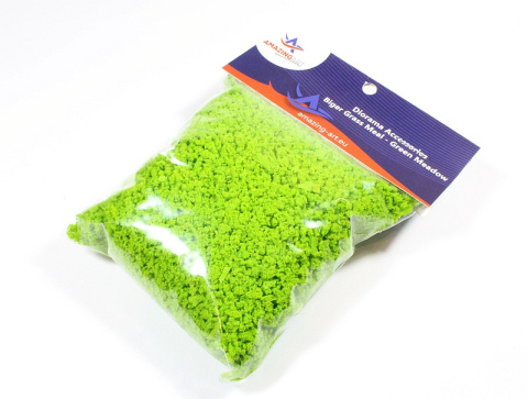 AMAZING ART - GRASS COARSE FLOUR BALLAST - GREEN MEADOW - 25g AMAZING ART - GRASS COARSE FLOUR BALLAST - GREEN MEADOW - 25g
