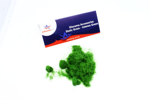 AMAZING ART - STATIC GRASS 3mm - INTENSE GREEN 25g AMAZING ART - STATIC GRASS 3mm - INTENSE GREEN 25g