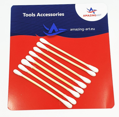 AMAZING ART - COTTON SWAB ROUND 100pcs AMAZING ART - COTTON SWAB ROUND 100pcs