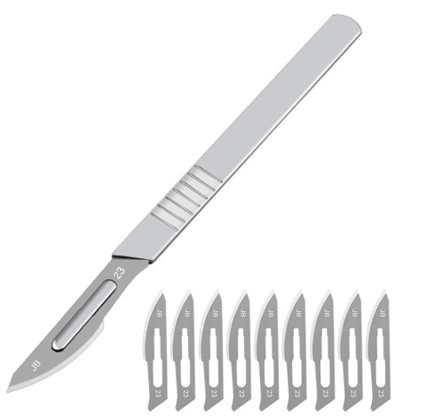 AMAZING ART - SURGICAL SCALPEL KNIFE 10 BLADES AMAZING ART - SURGICAL SCALPEL KNIFE 10 BLADES