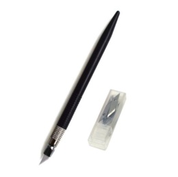 AMAZING ART - PAKIET 5 SZTUK - NÓŻ SKALPEL MODELARSKI + 12 OSTRZY