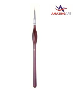 AMAZING ART - PĘDZEL TRÓJKĄTNY TRZONEK NATURALNE WŁOSIE 0