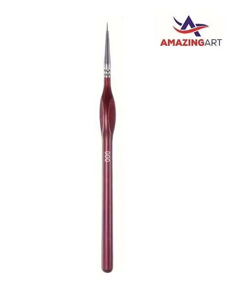 AMAZING ART - PĘDZEL TRÓJKĄTNY TRZONEK NATURALNE WŁOSIE 3/0
