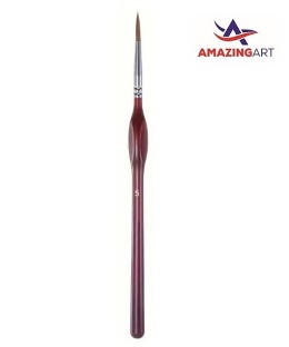 AMAZING ART - PĘDZEL TRÓJKĄTNY TRZONEK NATURALNE WŁOSIE 5
