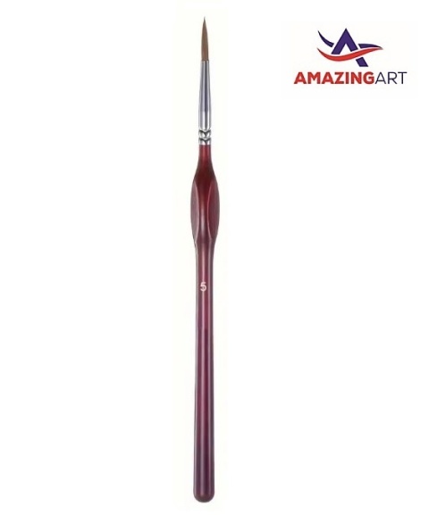 AMAZING ART - PĘDZEL TRÓJKĄTNY TRZONEK NATURALNE WŁOSIE 5