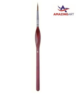AMAZING ART - PĘDZEL TRÓJKĄTNY TRZONEK NATURALNE WŁOSIE 6