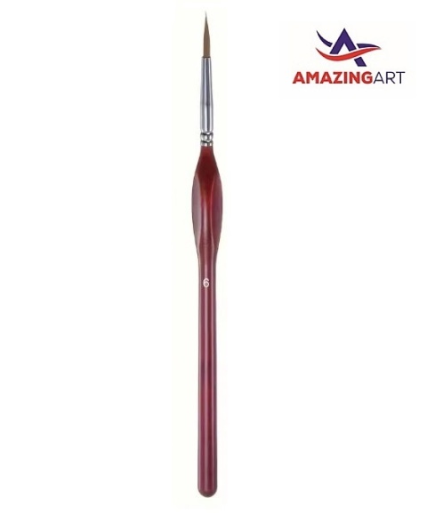 AMAZING ART - PĘDZEL TRÓJKĄTNY TRZONEK NATURALNE WŁOSIE 6