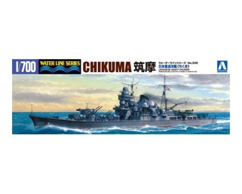 AOSHIMA 04535 - I.J.N. HEAVY CRUISER CHIKUMA 1/700