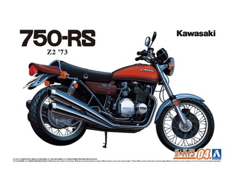 AOSHIMA 06432 - KAWASAKI 750 ROADSTER 1/12